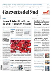 Gazzetta del Sud Reggio Calabria - 25 Novembre 2025