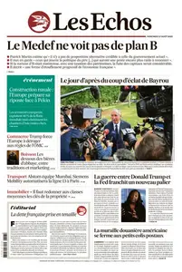 Les Echos du Mercredi 27 Août 2025