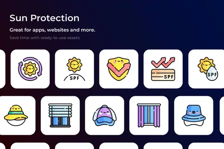 EE - Sun Protection Icons WFFN9RY