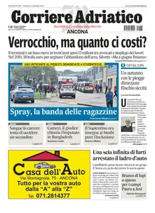 Corriere Adriatico Ancona - 6 Novembre 2025