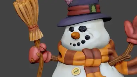 ZBrush Sculpting Project: The Wintery Snowman