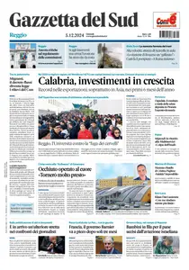 Gazzetta del Sud Reggio Calabria - 5 Dicembre 2024