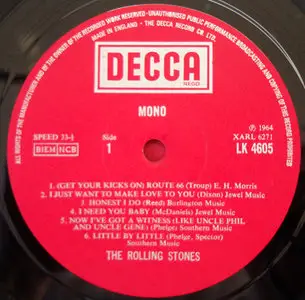 The Rolling Stones - The Rolling Stones UK ( Decca LK 4605) Vinyl Rip in 24/96-->Redbook