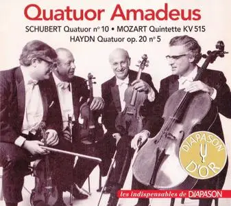 Quatuor Amadeus - Schubert: Quatuor N° 10; Mozart: Quintette KV 515; Haydn: Quatuor Op. 20 N° 5 (2018)