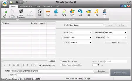 AVS Audio Converter v7.0.3.499 Portable
