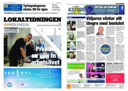 Lokaltidningen Hässleholm – 08 september 2018