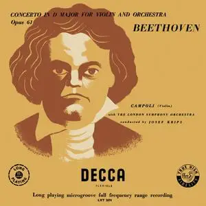 Alfredo Campoli - Beethoven- Violin Concerto (1952/2024) [Official Digital Download]