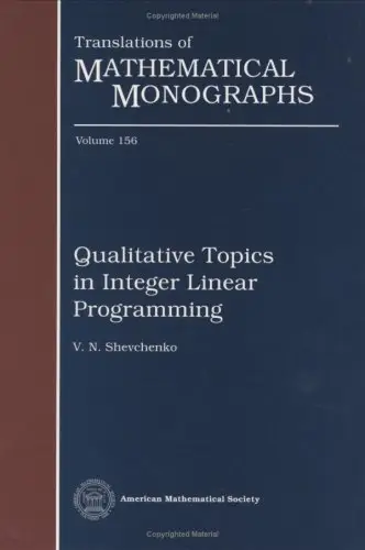 Qualitative Topics in Integer Linear Programming (Translations of Mathematical Monographs, Book 156)
