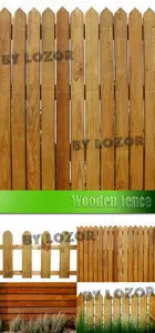 Wooden fence