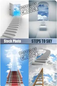 Stock Photo: Steps to sky