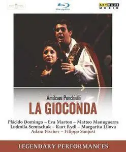 Adam Fischer, Vienna State Opera Orchestra, Eva Marton, Placido Domingo - Ponchielli: La Gioconda (2015/1986) [BDRip]