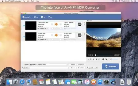AnyMP4 MXF Converter 6.2.31 MacOSX