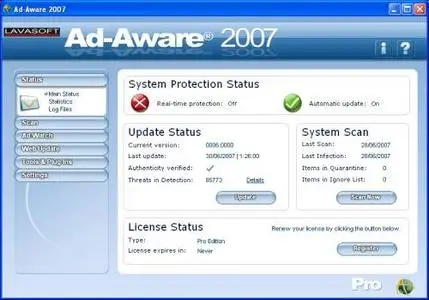 Lavasoft Ad-Aware 2007 Professional Edition 7.0.2.1 Portable