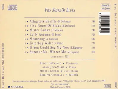 Buddy DeFranco - Five Notes Of Blues (1991)