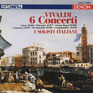 Antonio Vivaldi - I Solisti Italiani - 6 Concerti (1990, reissue 2008)