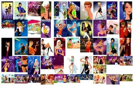 Fashion Club Theme in CorelDRAW