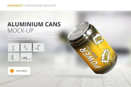 CreativeMarket - Can Mock-up