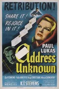 Address Unknown (1944)