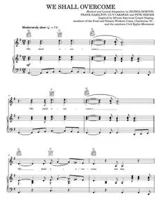 We Shall Overcome - Joan Baez, Pete Seeger (Piano-Vocal-Guitar)