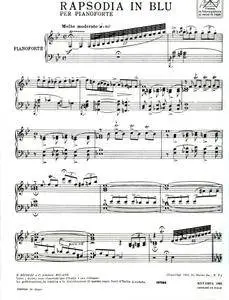 George Gershwin, "Rapsodia in Blu per Pianoforte"