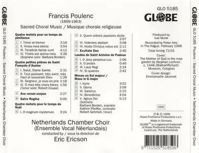 Poulenc - Sacred Choral Music