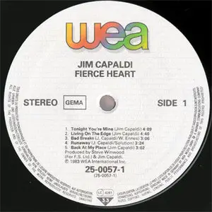 Jim Capaldi - Fierce Heart (WEA 25-0057-1) (GER 1983) (Vinyl 24-96 & 16-44.1)