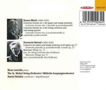 Risto Lauriala, Daniel Raiskin, The St. Michel String Orchestra - Bloch, Busoni: Concertos (2007)