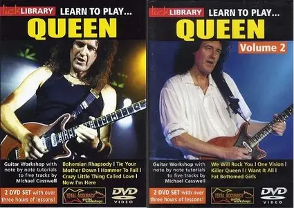 Lick Library - Learn to Play Queen Vol 1&2 (Repost)