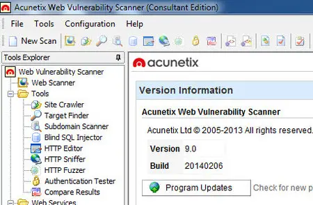 Acunetix Web Vulnerability Scanner Consultant Edition 9.0.20140206