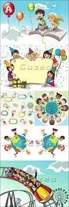 Vector - Holidays and children rest