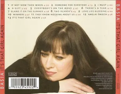 Basia - It's That Girl Again (2009) {Koch 4592}