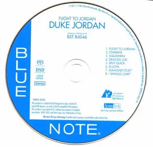 Duke Jordan - Flight To Jordan (1960) [Analogue Productions Remastered 2011]