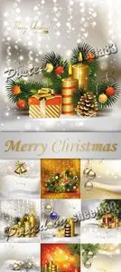 Merry Christmas & Happy New Year Vector