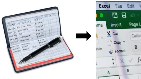 Checkbook Register in Excel