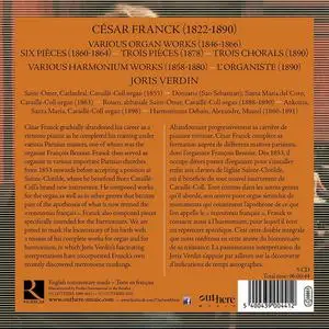 Joris Verdin - César Franck: Complete Organ & Harmonium Works [5CDs] (2022)