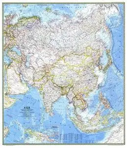 National Geographic Asia Map
