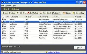 Warden htaccess Manager 1.43 