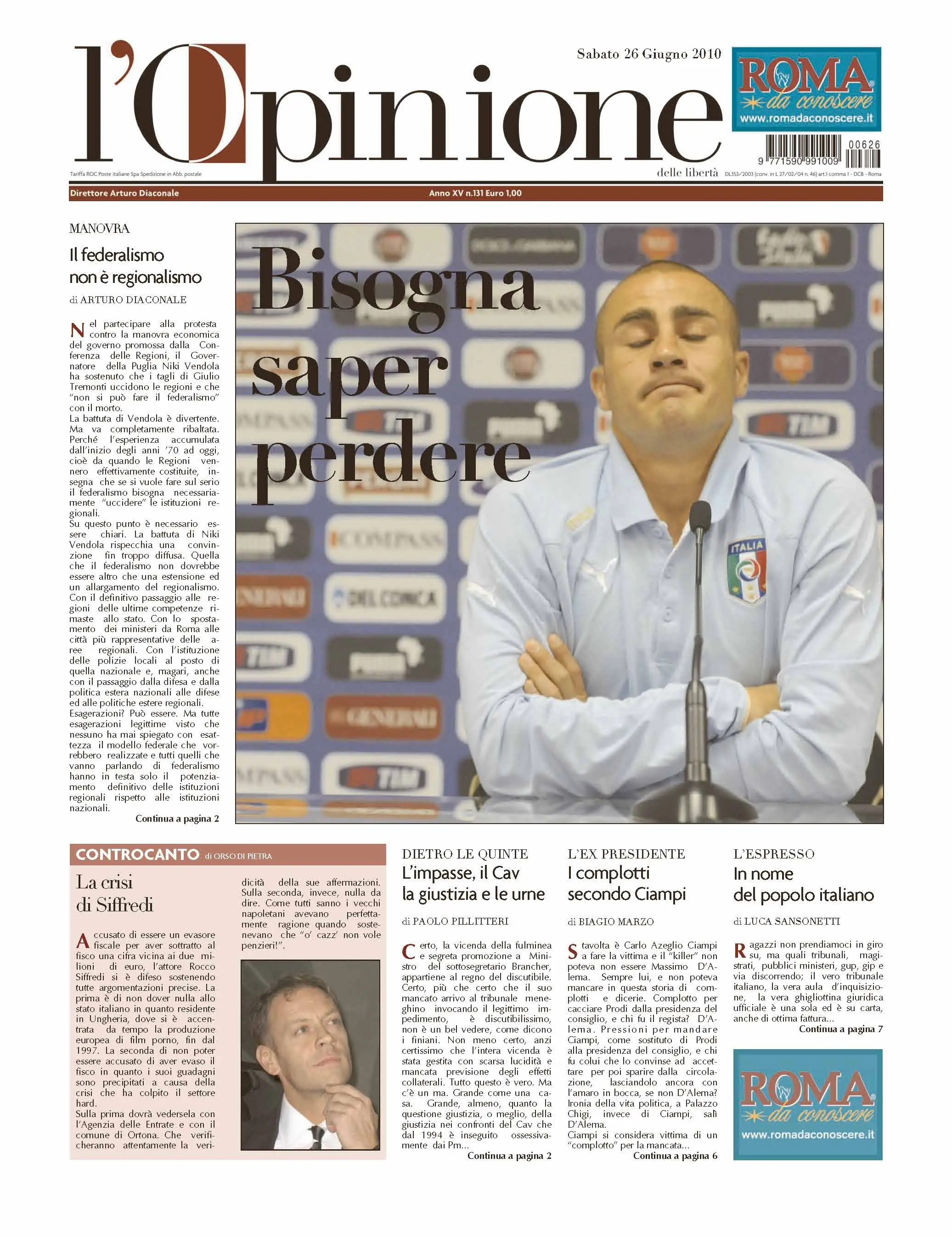 L'Opinione 26.06.2010