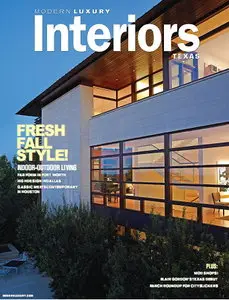 Modern Luxury Interiors Texas Magazine Fall 2012