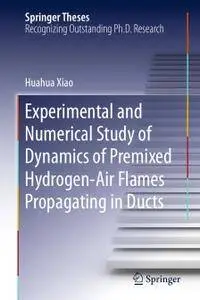 Experimental and Numerical Study of Dynamics of Premixed Hydrogen-Air Flames Propagating in Ducts (Repost)