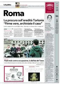 la Repubblica Roma - 24 Novembre 2018
