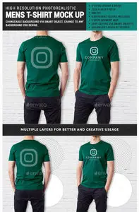 GraphicRiver - Men Multipurpose Tshirt Mock Up