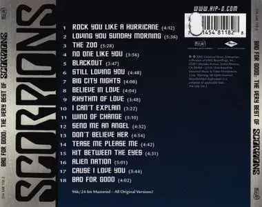 Scorpions - Bad for Good: The Very Best of Scorpions (2002)