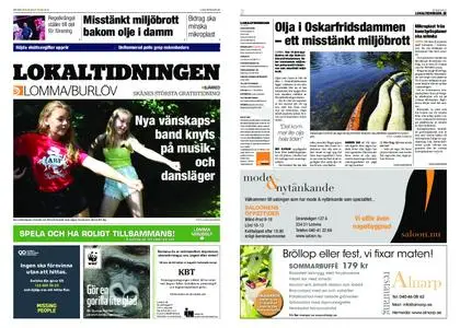 Lokaltidningen Lommabladet – 06 juli 2019