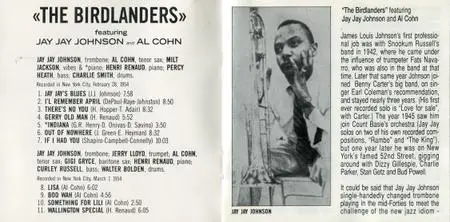 J.J. Johnson & Al Cohn - The Birdlanders (1954) {Fresh Sound Records FSR-CD170 rel 1991}