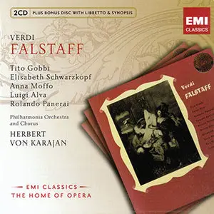 Verdi, G.: Falstaff  -Gobbi; Alva; Panerai; Schwartzkopf; Philharmonia Orchestra;  von Karajan