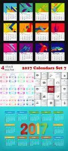 Vectors - 2017 Calendars Set 7