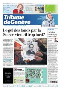 TRIBUNE DE GENEVE  18 19 20 JANVIER 2011