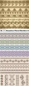 Vectors - Seamless Floral Borders 8