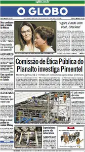 Jornal O Globo - 14 de fevereiro de 2012 - Terça